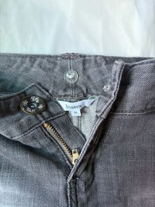 Grey Denim Mini Skirt - Bossini