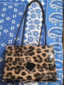 Leopard Print Shoulder Bag