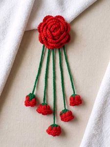 Handmade Crochet Flower Hair Clip