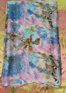 Baby Pink Chiffon Sareee