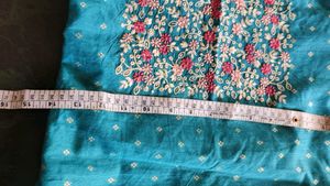 Beautiful Blue Floral Kurta Set