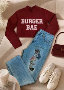 combo pack of jeans & crop top