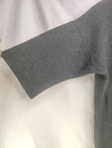 Grey Graphic Print Casual Dress LR-63