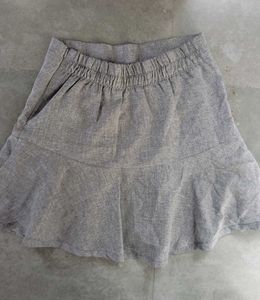 Flared Grey Skirt