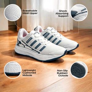 Stylish White Storm Sneakers