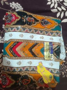 Elegant dress material with Vibrant Traditional Pr