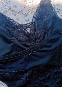 Lace Trim Slip Dress