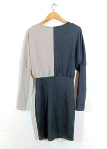 Two-Tone Mini Dress