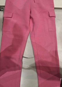 Girls Pink Hooded Tracksuit set