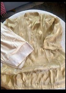 Elegant Gold Kurta Set