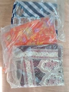 Beautiful Indian Sarees Bundle set of 3