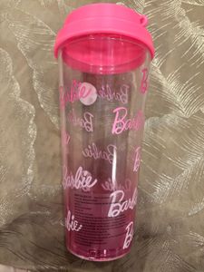 Barbie Pink Travel Tumbler with Lid