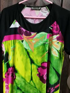 Vibrant Floral Print T-Shirt