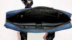 Denim Blue Laptop Bag