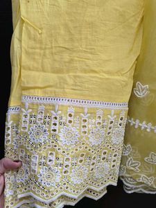 🐤Beautiful Yellow 3 Piece Anarkali Set🐤