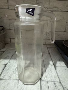 G-Horse Glass Pitcher with Lid