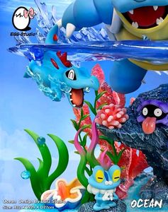 Pokemon Ocean Family Model Statue Resin