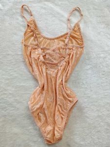 Peach Lace Bodysuit