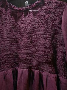Chic Smocked Peplum Top