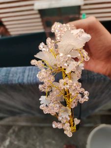 Exquisite Beaded Floral Hairband