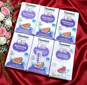 Himalaya Refreshing Baby Soap Watermelon Pack Of 6