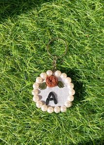 🌸 Personalized Name & Initial Keychain 🌸