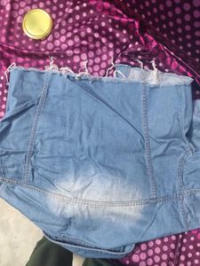 Stylish Oversized Ripped Denim Jacket