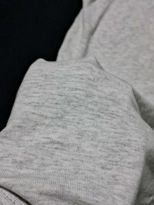 Grey Ruffle Neck T-Shirt Dress