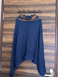 Boho Ethnic Blue Kurta Top