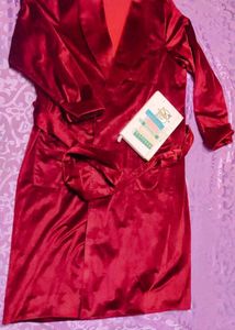 Red Velvet night Robe