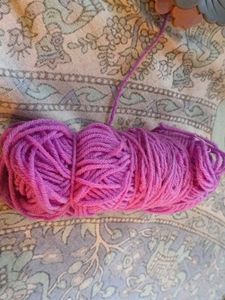 Purple Yarn Ball for Crafts