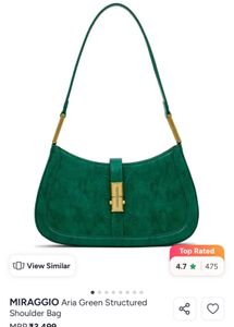 Stylish Teal Hobo Bag