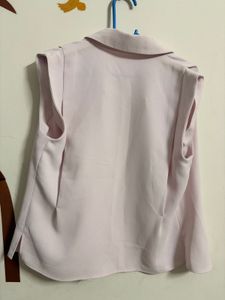 Sleeveless Lavender Blazer Vest