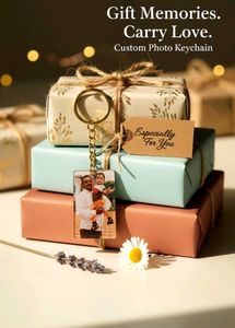 Custom Photo Keychain - Cherish Memories