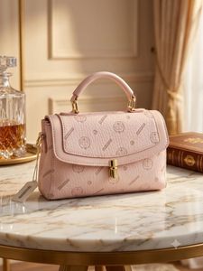 Chic Pink Monogram Handbag