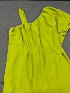 Lime Green Asymmetrical Jumpsuit