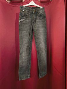 🩶 BOYS Grey Denim Jeans 👖