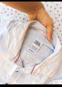 original Zara Men's Short Sleeve Shirt