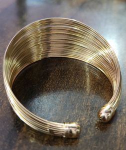 Shein Layer Wire Texture Detail Cuff Bracelet