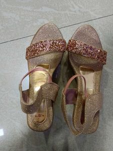 Sparkly Gold Party Heels