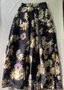 Floral Print Skirt