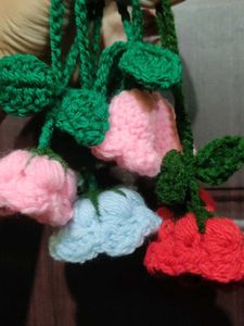 Bell flower keychains  bag charms