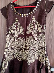 Festive Long Gown/Dress  🤎Brown