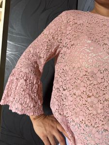 Chic Lace Bell Sleeve Top