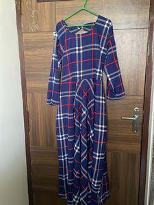 checked frock
