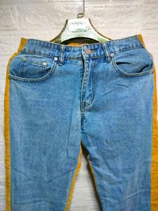 Unique Two-Tone Jeans