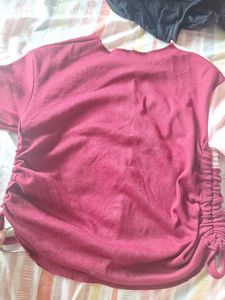 Colorblock Ruched Top