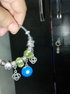 Charming Charm Bracelet with Yellow Beads