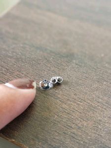 Antler Silver Stud Earrings