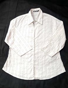 Striped Button-Down shirt for women